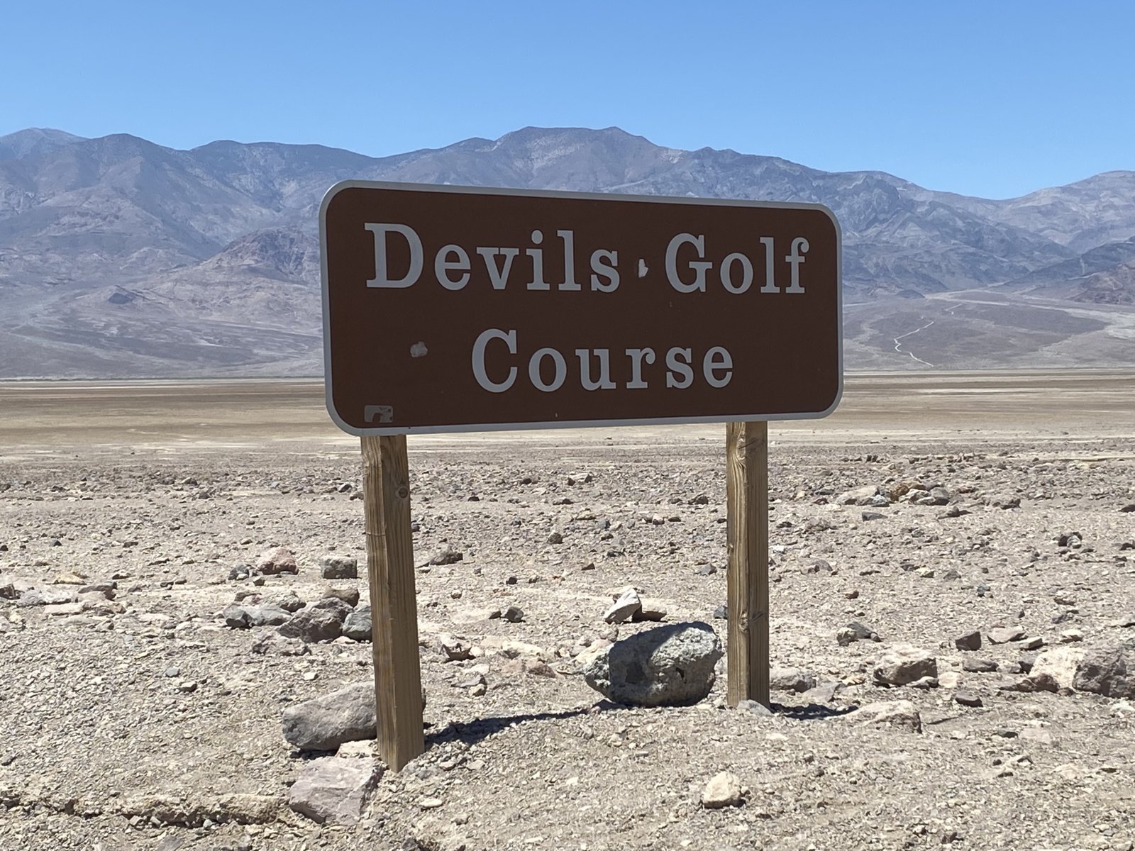 Death Valley - der Golfplatz des Teufels