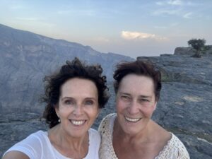 Geschafft - wir sind am Wadi Nakhar, dem Grand Canyon des Omans