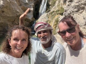 Unser "Taxifahrer" zum Wadi Tiwi - was waren wir froh.