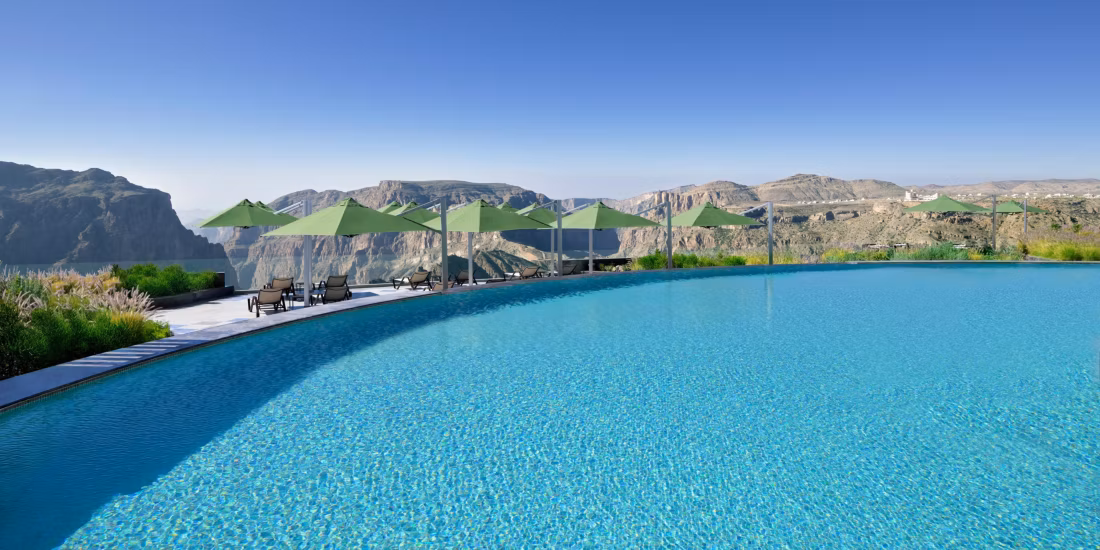 Ein bisschen Luxus darf sein, nach so viel Staub genießen wir den Ausklang am und im Pool.